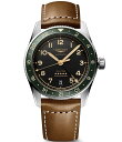【送料無料】 ロンジン レディース 腕時計 アクセサリー Men's Spirit Zulu Automatic Brown Leather Strap 39m...