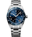 【送料無料】 ロンジン レディース 腕時計 アクセサリー Men's Spirit Zulu Automatic GMT Stainless Steel Bra...
