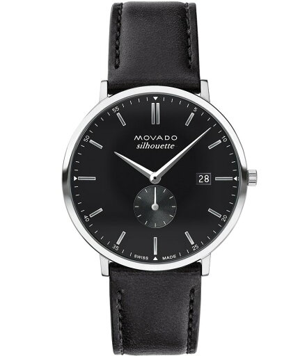 【送料無料】 モバド レディース 腕時計 アクセサリー Men's Heritage Quartz Analog Black Leather Strap Watch Black 【送料無料】 モバド レディース 腕時計 アクセサリー Men's Heritage Quartz Analog Black Leather Strap Watch Black