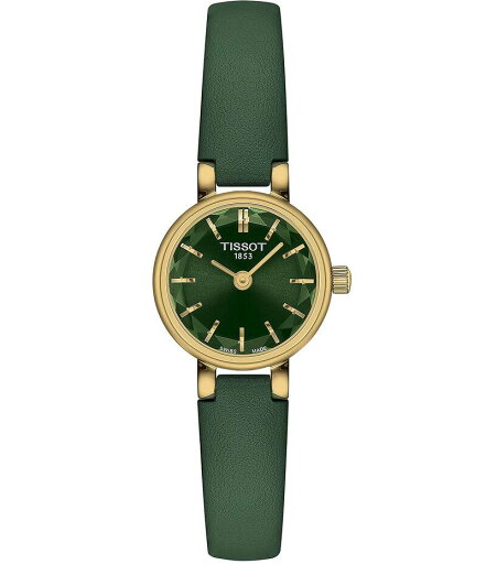 【送料無料】 ティソット レディース 腕時計 アクセサリー Women's Lovely Quartz Analog Green Leather Strap Watch Green 【送料無料】 ティソット レディース 腕時計 アクセサリー Women's Lovely Quartz Analog Green Leather Strap Watch Green