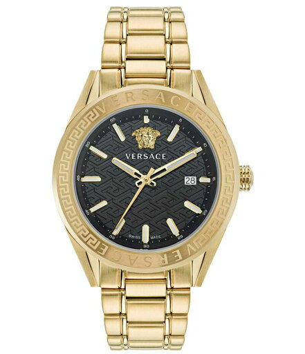 【送料無料】 ヴェルサーチ レディース 腕時計 アクセサリー Men's V-Code Analog Gold Stainless Steel Bracelet Watch Gold 【送料無料】 ヴェルサーチ レディース 腕時計 アクセサリー Men's V-Code Analog Gold Stainless Steel Bracelet Watch Gold