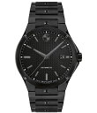 【送料無料】 モバド レディース 腕時計 アクセサリー Men's S.E. Automatic Black Stainless Steel Bracelet Watch Black(2)