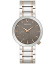 【送料無料】 ブロバ レディース 腕時計 アクセサリー Women's Two Tone Gray Diamond Analog Bracelet Watch Two Tone(2)