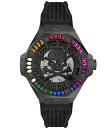 【送料無料】 フィリッププレイン レディース 腕時計 アクセサリー Men's Plein Skeleton Royal Automatic Black and...