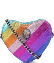 【送料無料】 カートジェイガーロンドン レディース ショルダーバッグ バッグ Kensington Metallic Rainbow Heart Crossbody Bag Multi(4)