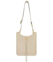 【送料無料】 レベッカミンコフ レディース ショルダーバッグ バッグ Darren Medium Feed Gold Hardware Crossbody Bag Stone