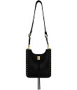 【送料無料】 レベッカミンコフ レディース ショルダーバッグ バッグ Darren Mini Feed Crossbody Bag Black