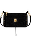 【送料無料】 レベッカミンコフ レディース ショルダーバッグ バッグ Darren Mini Top Handle Crossbody Bag Black
