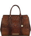 【送料無料】 ブランミン レディース ハンドバッグ バッグ Melbourne Collection Finley Leather Crocodile-Embo...