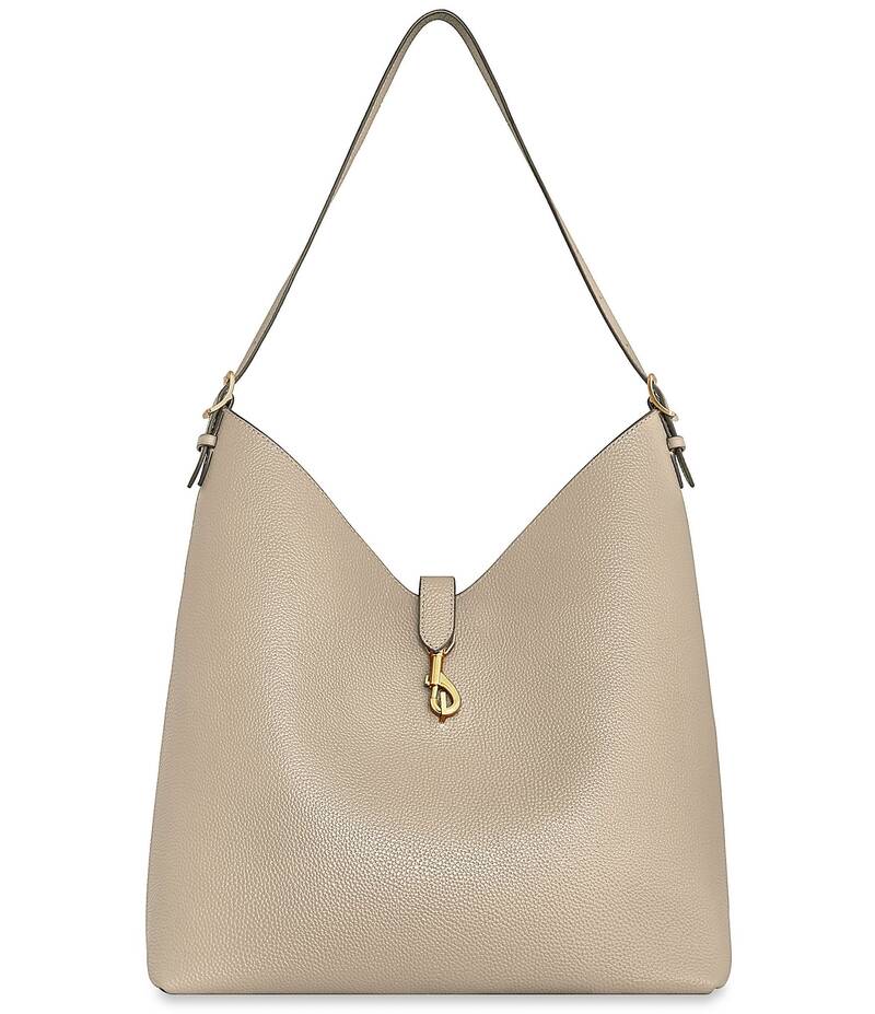 【送料無料】 レベッカミンコフ レディース ショルダーバッグ バッグ The Megan Slouchy Hobo Bag Stone