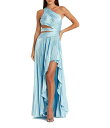 【送料無料】 マックダガル レディース ワンピース トップス Pleated Charmeuse One Shoulder Sleeveless Side Cu...