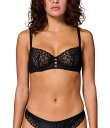 【送料無料】 シモーヌペレール レディース ブラジャー アンダーウェア Symphonie Demi Cut & Sewn Underwire Bra Blac...