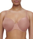 【送料無料】 シャントル レディース ブラジャー アンダーウェア Comfort Chic Back Smoothing Convertible T-Shirt Bra Coffee Latte