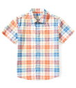 【送料無料】 マーモット メンズ シャツ トップス Air Exchange SolarShield Novelty Plaid Short Sleeve Woven Shirt Pomelo Medium Orange