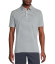 【送料無料】 ダニエル クレミュ メンズ ポロシャツ トップス Blue Label Performance Stretch Striped Short Sle...