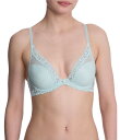 【送料無料】 ナトリ レディース ブラジャー アンダーウェア Feathers Contour Dramatic Plunge T-Shirt Bra Mint Lace