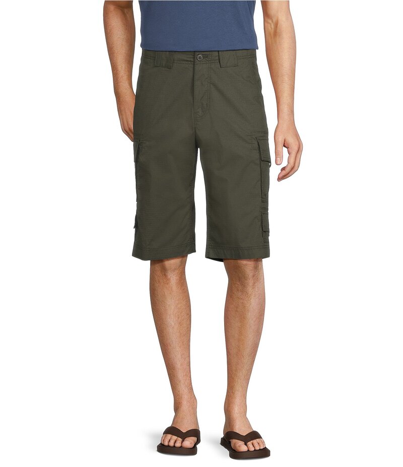 【送料無料】 ラウンドトゥリーアンドヨーク メンズ ハーフパンツ・ショーツ ボトムス Classic Fit 13 Inseam Cargo Shorts Deep Olive