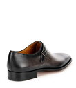 【送料無料】 マグナーニ メンズ スリッポン・ローファー シューズ Men's Hermosa Leather Monk Straps Grey