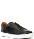 【送料無料】 マグナーニ メンズ カジュアルパンツ ボトムス Men's Fiore Leather Slip-On Dress Sneakers Black/Brown