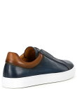 【送料無料】 マグナーニ メンズ カジュアルパンツ ボトムス Men's Fiore Leather Slip-On Dress Sneakers Navy