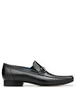 【送料無料】 ベルヴェデール メンズ スリッポン・ローファー シューズ Men's Bruno Bit Buckle Leather Loafers Black