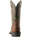 【送料無料】 アリアト メンズ ブーツ・レインブーツ シューズ Men's Amos Western Boots Sorrel Crunch/Army Gree...