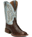 【送料無料】 トニーラマ メンズ ブーツ・レインブーツ シューズ Men's Castillo Western Boots Bourbon/Sky Blue