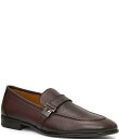 【送料無料】 ブルーノマグリ メンズ スリッポン・ローファー シューズ Men's Arlo Leather Side Buckle Loafers Brown