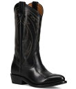 【送料無料】 フライ レディース ブーツ・レインブーツ シューズ Billy Pull On Deco Stitch Leather Mid Boots Bla...