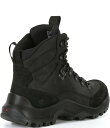 【送料無料】 エコー メンズ ブーツ・レインブーツ シューズ Men's Offroad Waterproof Lace Up Boots Black/Black