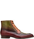 【送料無料】 ベルヴェデール メンズ ブーツ・レインブーツ シューズ Men's Greco Colorblock Boots Burgundy/Olive/Brandy