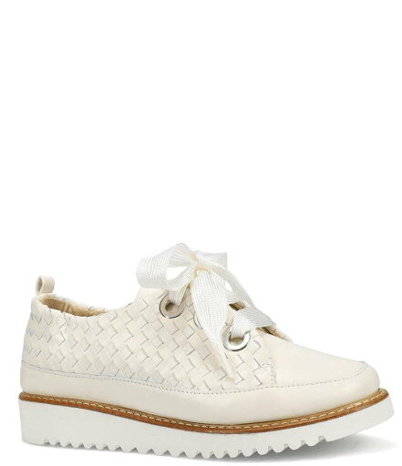 【送料無料】 ロンホワイト レディース カジュアルパンツ ボトムス Noellen Woven Leather Lace Up Wedge Sneakers Ice 【送料無料】 ロンホワイト レディース カジュアルパンツ ボトムス Noellen Woven Leather Lace Up Wedge Sneakers Ice