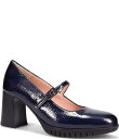 【送料無料】 ロンホワイト レディース ヒール シューズ Felisha Patent Leather Mary Jane Pumps French Navy