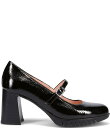 【送料無料】 ロンホワイト レディース ヒール シューズ Felisha Patent Leather Mary Jane Pumps Onyx