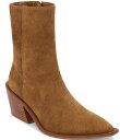 【送料無料】 マチス レディース ヒール シューズ Cleo Suede Ankle Booties Bourbon