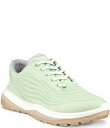 【送料無料】 エコー レディース スニーカー シューズ Women's Golf LT1 Waterproof Leather Golf Shoes Matcha