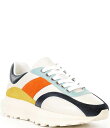 【送料無料】 カートジェイガーロンドン メンズ ドレスシューズ シューズ Men's Gaspar Retro Stripe Sneakers White/Na...