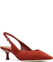 【送料無料】 ドナルドプリネール レディース ヒール シューズ Sodashi Suede Pointed Toe Slingback Kitten Heel ...