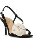 【送料無料】 テッドベーカー レディース ヒール シューズ Juliette Flower Dress Sandals Black/White