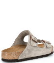 【送料無料】 ビルケンシュトック メンズ サンダル シューズ Men's Arizona Soft Footbed Suede Double Banded Sl...