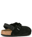 【送料無料】 ビルケンシュトック メンズ スリッポン・ローファー シューズ Men's Tokio Suede Backstrap Clogs Black