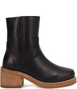 【送料無料】 ディンゴ レディース ブーツ・レインブーツ シューズ Roxy Leather Chunky Sole Booties Black