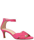 【送料無料】 ペレモーダ レディース ヒール シューズ Umelo Kid Suede Ankle Wrap Dress Sandals Hyper Pink