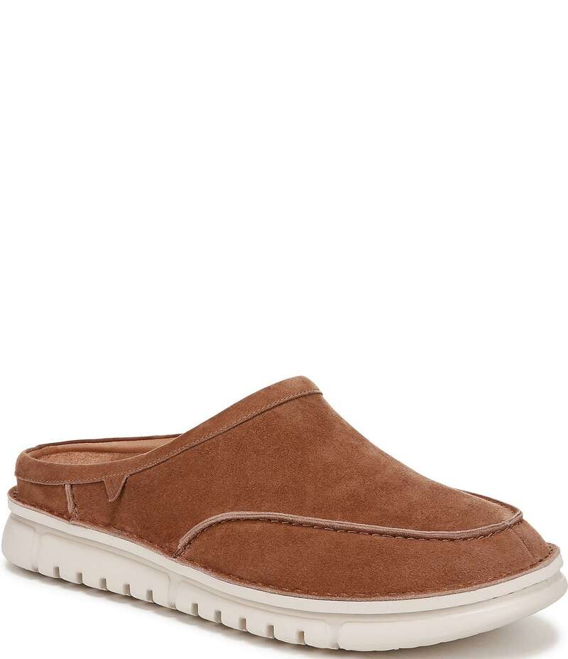 【送料無料】 バイオニック メンズ スリッポン・ローファー シューズ Men's Uptown Suede Clogs Hazelnut