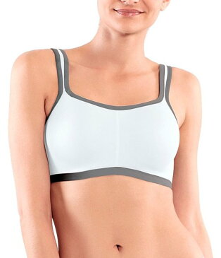 ナトリ レディース ブラジャー アンダーウェア Yogi Seamless Convertible Sports Bra White/Grey