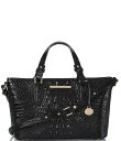 【送料無料】 ブランミン レディース トートバッグ バッグ Melbourne Collection Mini Asher Crocodile-Embossed Tote Bag Black(4)