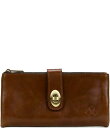 【送料無料】 パトリシアナシュ レディース 財布 アクセサリー Smooth Annesley Wristlet Cognac(4)