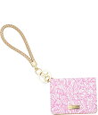 【送料無料】 リリーピュリッツァー レディース ハンドバッグ バッグ Conch Shell Pink Zee Bebe Print Snap Card Cas...