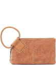 【送料無料】 ホボ レディース 財布 アクセサリー Sable Tooled Embossed Leather Wristlet Saddle Tooled E...