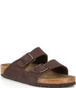 【送料無料】 ビルケンシュトック メンズ サンダル シューズ Men's Arizona Grained Nubuck Slide Sandals Desert...
